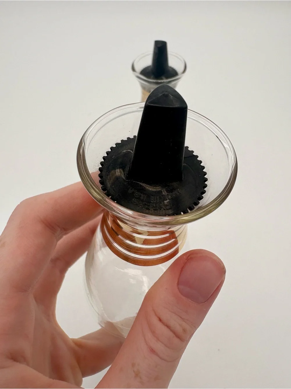 Pyrex glass salt
